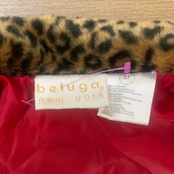 Adorable EUC Beluga New York faux leopard jacket - Picture 6 of 8